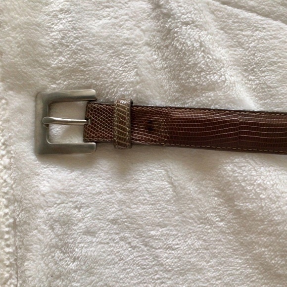 Coach Accessories Coach Genuine Lizard Belt Poshmark